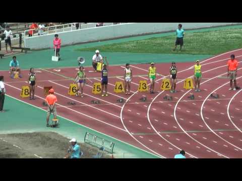 H29　千葉県　中学通信陸上　3年女子100m　B決勝