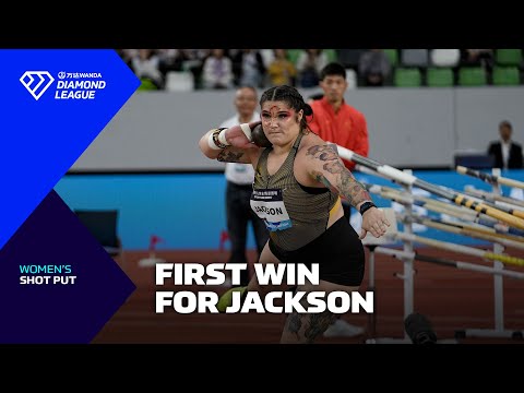 Chase Jackson grabs first win of the season in Suzhou shot put - Wanda Diamond League 2024