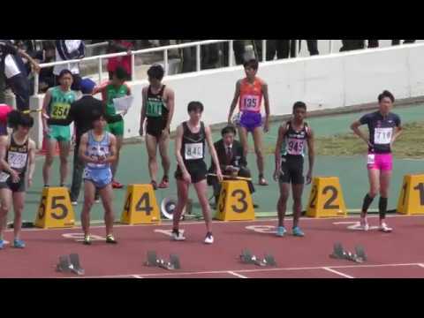 H30　千葉県記録会　男子110mH　4組