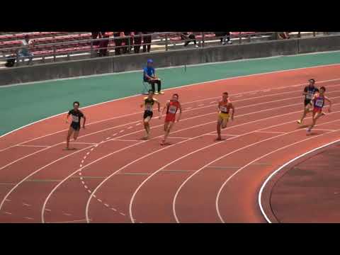 2018全国高校総体陸上南九州大会（沖縄）男子200m予選4組