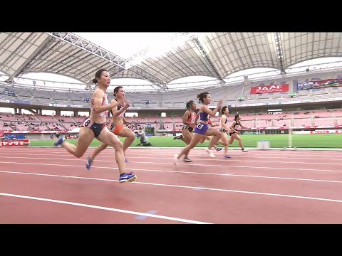 【第108回日本選手権】女子 100ｍ 準決勝2組