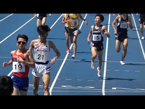 日体大記録会 男子1500m10組 青学大vs日体大 2022.4.23