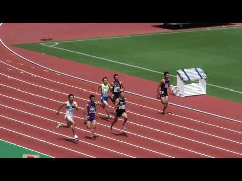 2017年 愛知県陸上選手権 男子200m予選5組