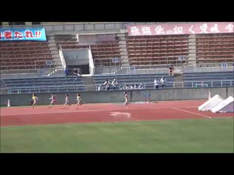 200m（女子7種競技）2組　～愛媛県高校総体2017・陸上競技～