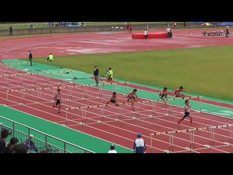 第18回中部実業団陸上競技選手権大会　男子110mH　第3組　2017/10/14