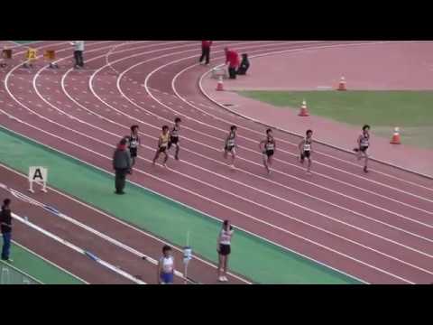 2018 第1回県記録会 中学男子100m7組