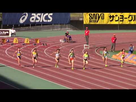 2015 布勢スプリント 女子100m 第2レース 2組