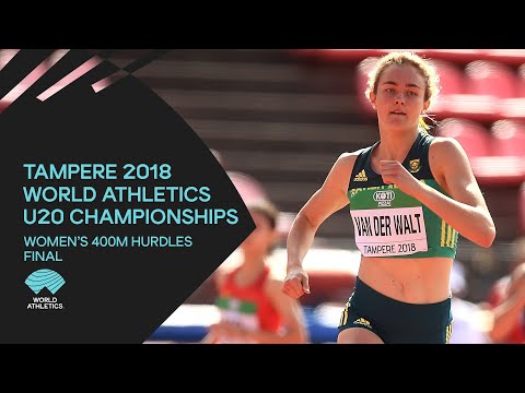 Women&#039;s 400m Hurdles Final - World Athletics U20 Championships Tampere 2018