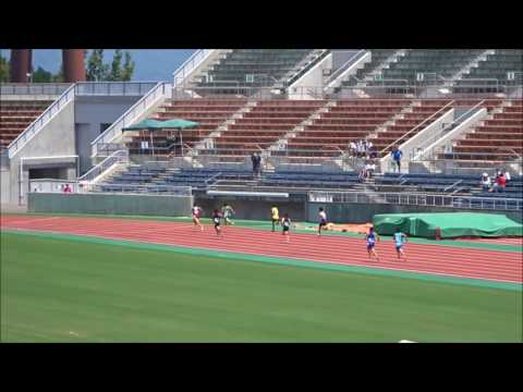 男子400m予選4組、1着：常葉貴志（城北中）53秒55 ～第69回愛媛県中学校総合体育大会・陸上～
