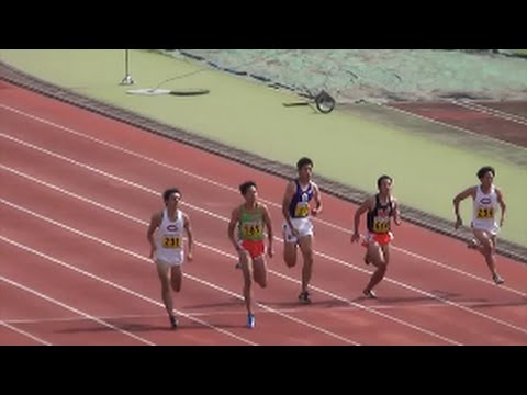 関東学生新人陸上2015 男子200m B決勝