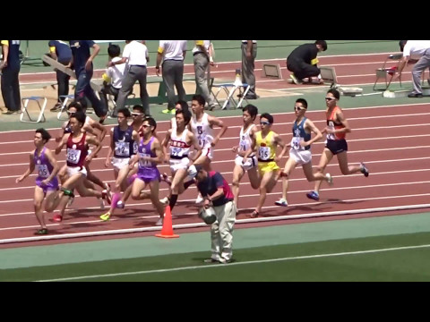 第94回関西学生陸上競技対校選手権大会　男子1部1500ｍ予選2組