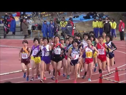 群馬県高校新人駅伝2017 女子スタート・１区