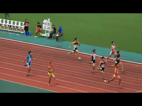 2018全国高校総体陸上南九州大会（沖縄)男子200m準決勝2組