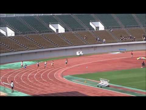 渡部寛人選手（愛媛大）男子200m予選3組、1着：22秒85　～四国インカレ2017～