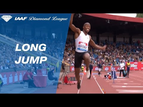 Luvo Manyonga 8.53 Wins Men&#039;s Long Jump - IAAF Diamond League Birmingham 2018