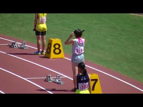 20180520九州実業団陸上 中学女子4x100mリレー
