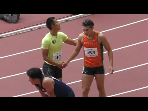 決勝 男子100m 東京選手権陸上2023