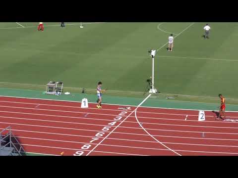 男子4×100mR 予選5組 関東学生新人 R01