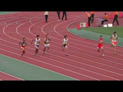 2017 関東学生新人陸上 男子 100m 予選1組
