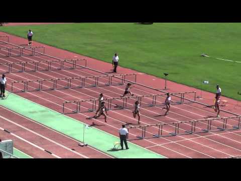 2015 関東選手権陸上 女子100mH 予選3組