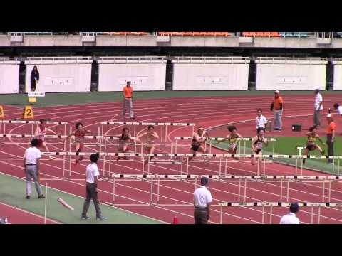 2015 東海高校総体陸上 女子100mH 決勝