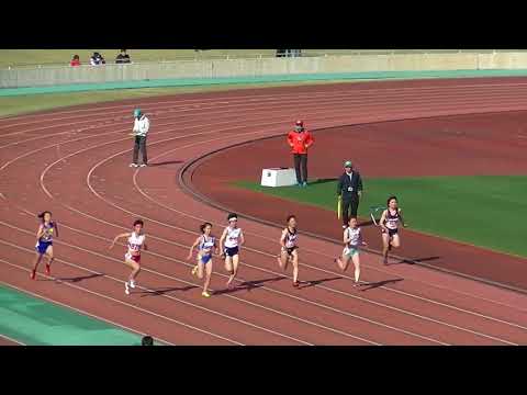 20180317_第3回宮崎県記録会_一般・高校女子100m_2組