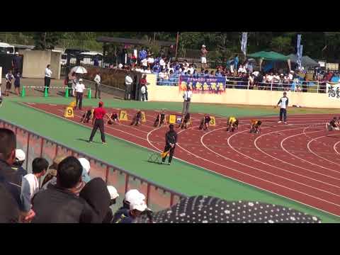 2017 茨城県中学新人陸上 2年女子100m準決勝2組