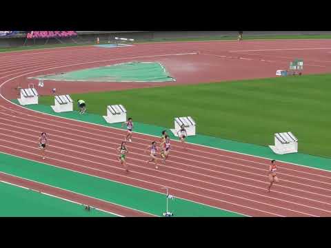 女子200m_準決勝3組_第50回北海道高体連札幌支部新人陸上20180818