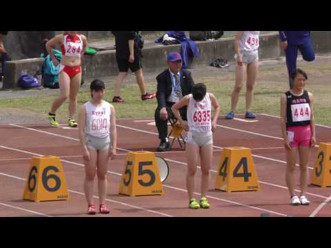 20170416春季記録会(桐生会場）女子100m3組