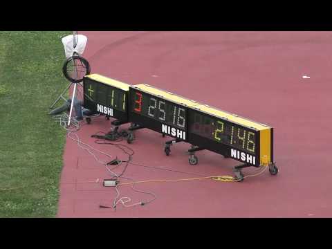 H30　千葉県高校総体　男子200m　準決勝1組