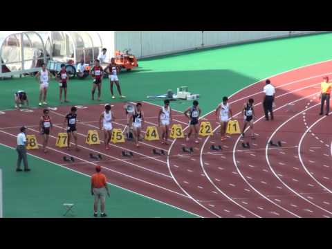 2017年 愛知県陸上選手権 男子100m 準決勝2組