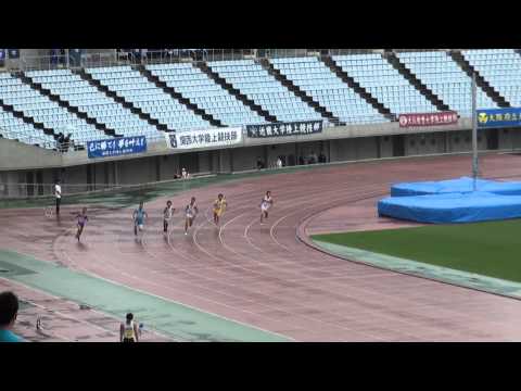 2015年 関西インカレ 男子1部 200m予選1組