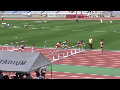 男子110mH 予選3組