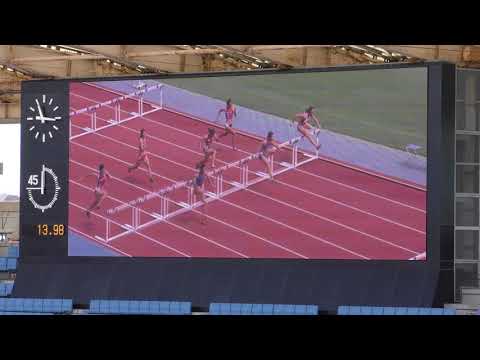 H30　日本インカレ　女子100mH　予選5組