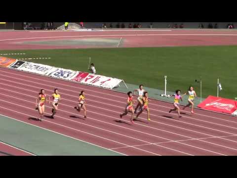 2015 布勢スプリント 女子100m 第1レース 3組