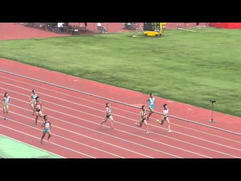 2015 関東選手権 陸上 女子 Women&#039;s 200m 予選5組 Heat 5