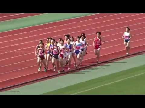 第69回西日本学生陸上競技対校選手権大会　女子1500ｍ予選２組