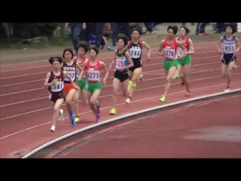 群馬県春季記録会2018（桐生会場）女子1500m1組