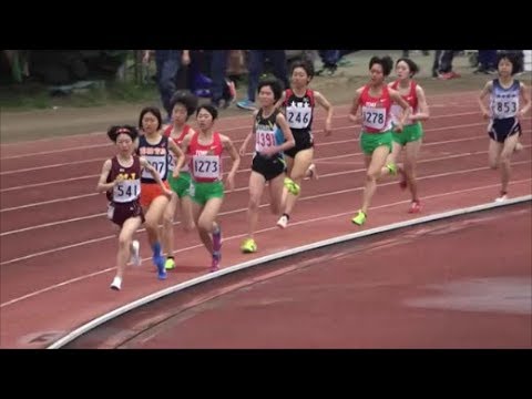 群馬県春季記録会2018（桐生会場）女子1500m1組