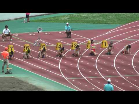 H29　千葉県　中学通信陸上　3年女子100m　準決勝2組