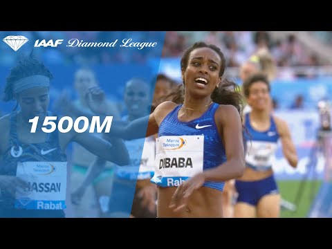 Genzebe Dibaba posts a world lead in the 1500 meter race in Rabat - IAAF Diamond League 2019