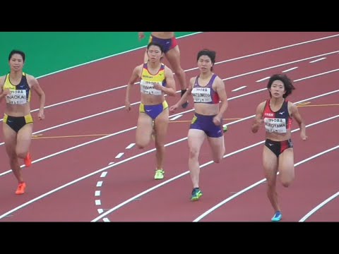 女子400ｍ決勝　GＰ新潟 Athletics Challenge Cup 2022
