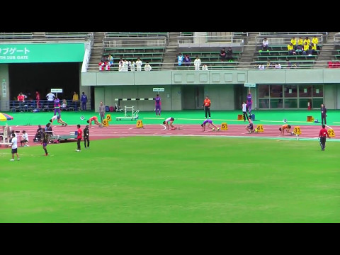 平成29年度 高校総体 埼玉県大会 男子200m 予選5組