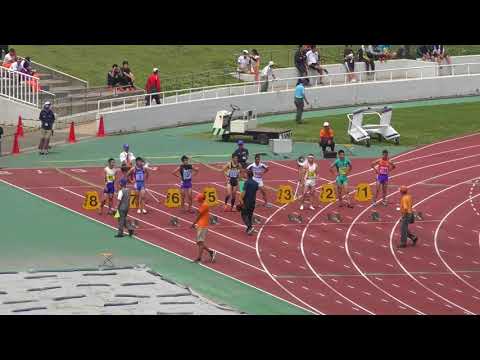 H30　千葉県高校総体　男子100m　準決勝2組