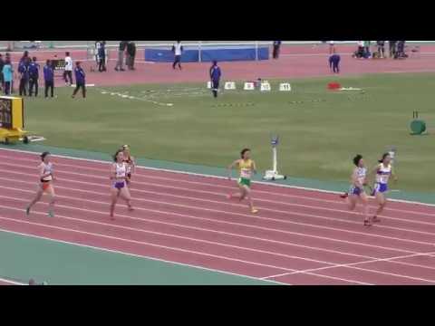 2018 東北高校陸上 女子 200m 予選3組