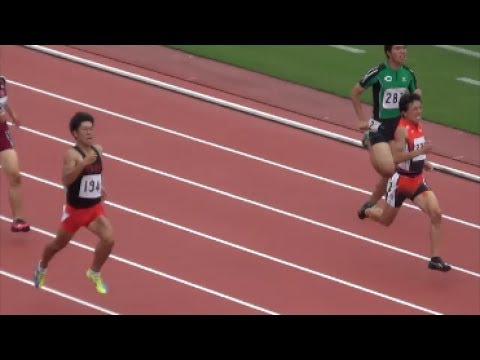 国体陸上群馬県予選2017 少年A男子400m決勝1組