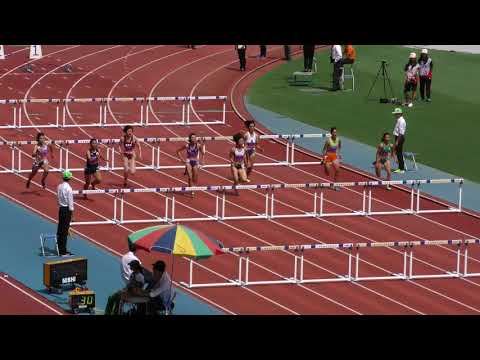 H30　日本インカレ　女子100mH　予選6組