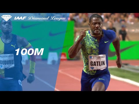 Justin Gatlin beats Noah Lyles over the 100 meters in Monaco - IAAF Diamond League 2019