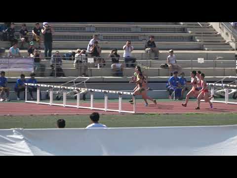 Women&#039;s 100m hurdles time-race１ Nozomi YOSHIDA14.09(-1.3) 2019Twilight Games