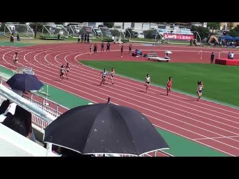 2017 茨城県高校新人陸上 県南地区女子200m予選5組